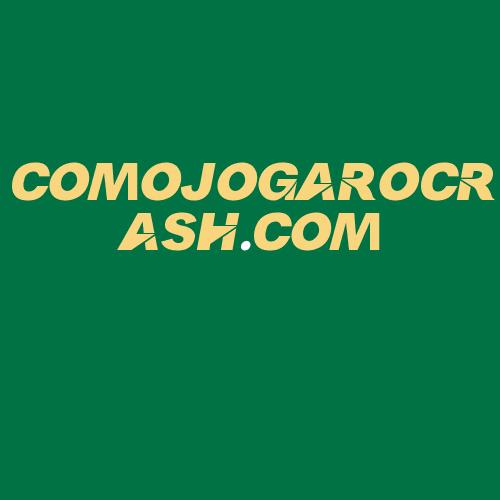 Logo da COMOJOGAROCRASH